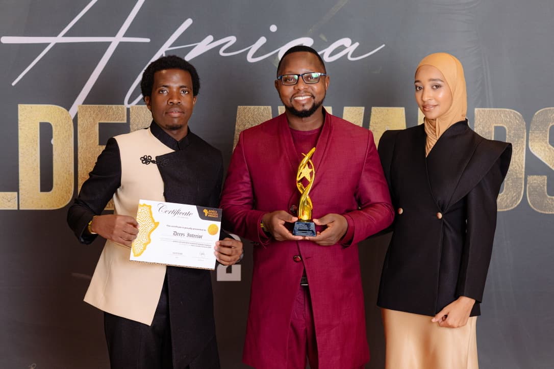 Africa Golden Awards Certificate